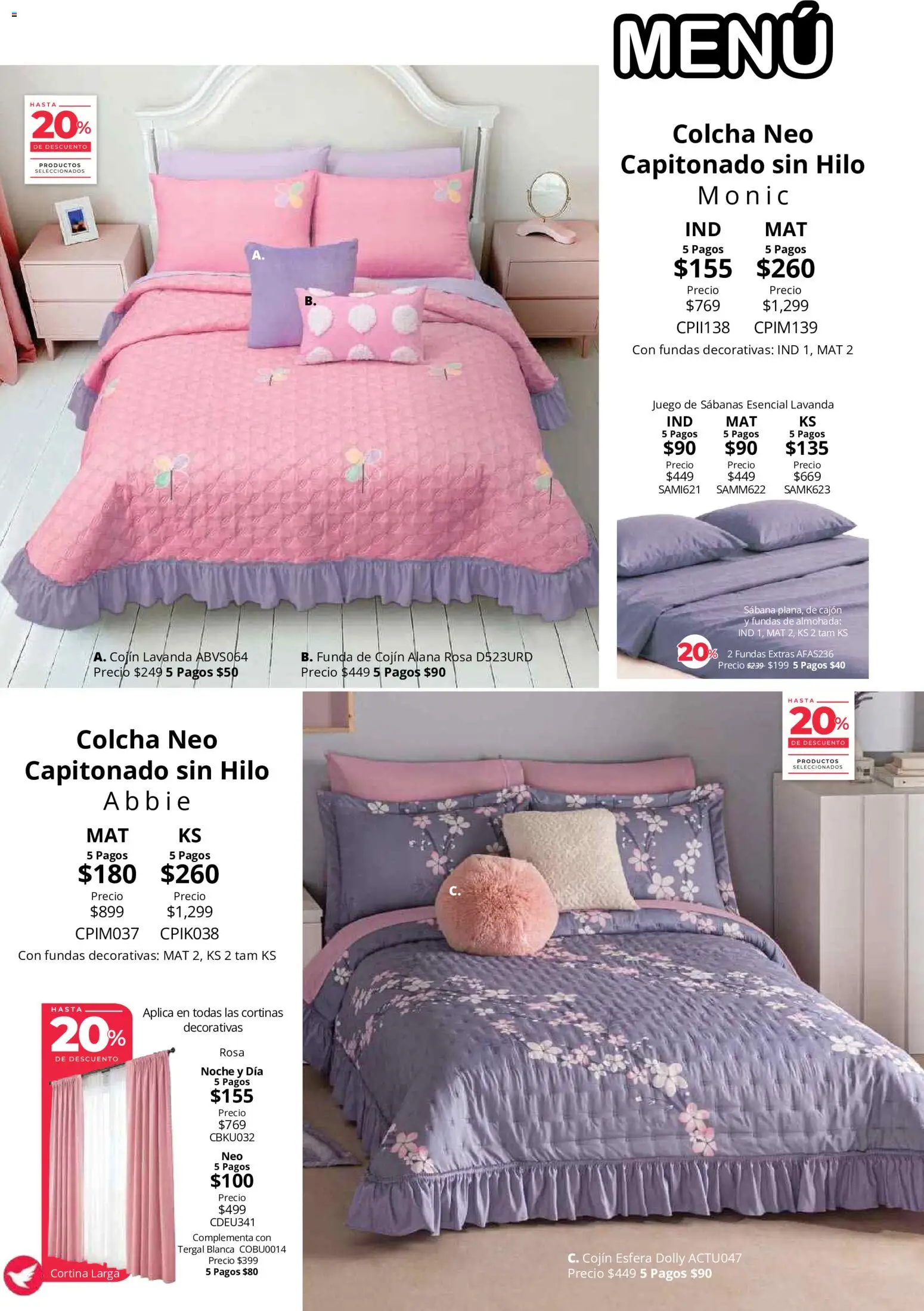 Vista previa las ofertas de la tienda Colchas Concord - Colchas Concord catálogo desde el 01/08/2026 