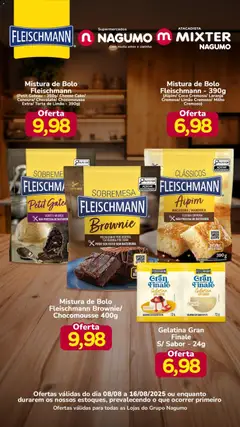 Pré-Visualização do folheto "Nagumo ofertas Fleischmann" da loja Nagumo válido a partir de 08/08/2026