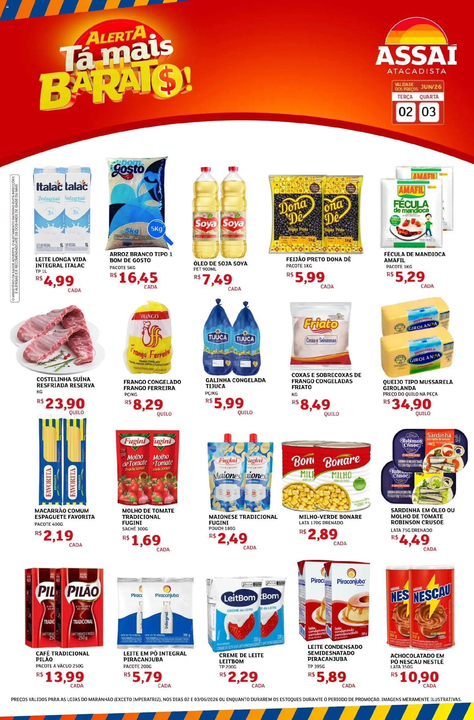 Pré-Visualização do folheto "Assaí Atacadista ofertas - MA" da loja Assaí Atacadista válido a partir de 02/06/2026