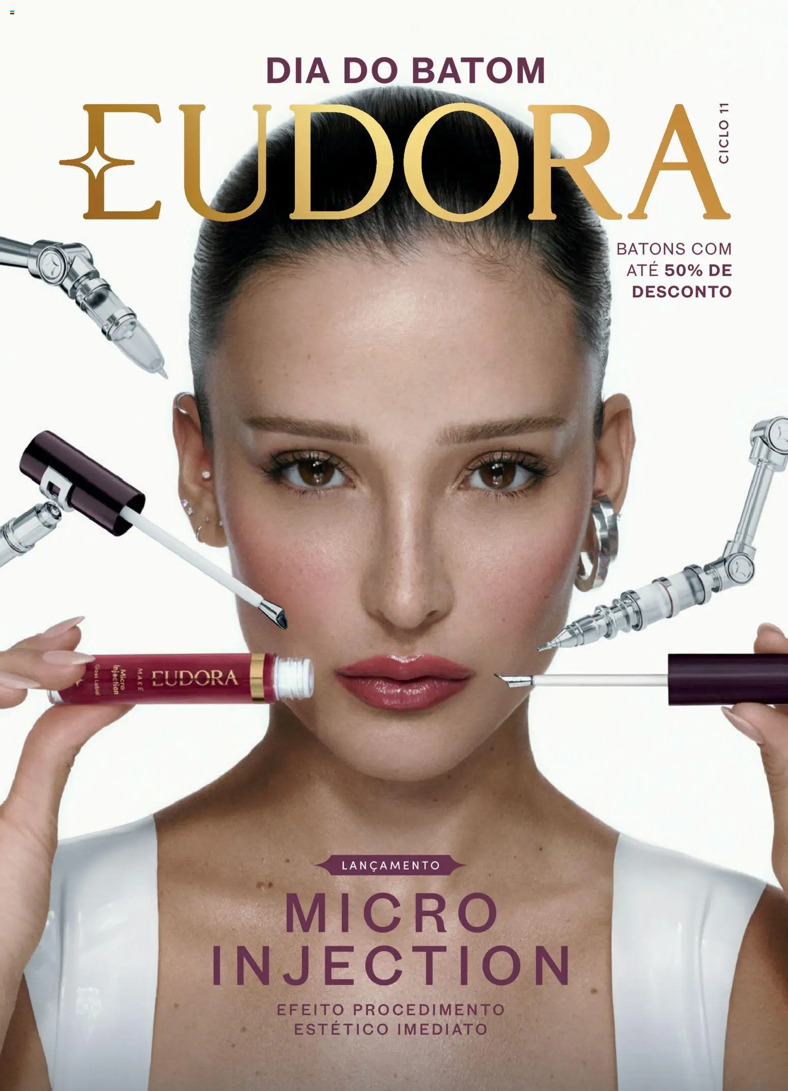 Pré-Visualização do folheto "Eudora - Revista 11/2026" da loja Eudora válido a partir de 15/07/2026 - Batom