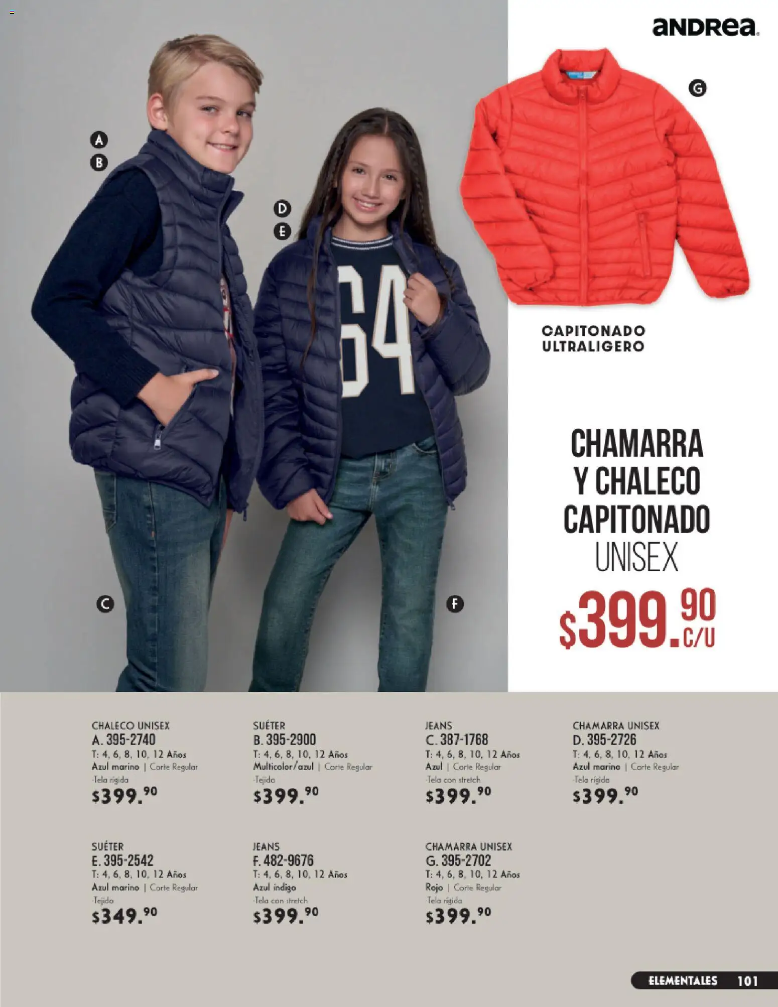 Vista previa las ofertas de la tienda Andrea - Andrea catálogo Vestir desde el 23/08/2026 