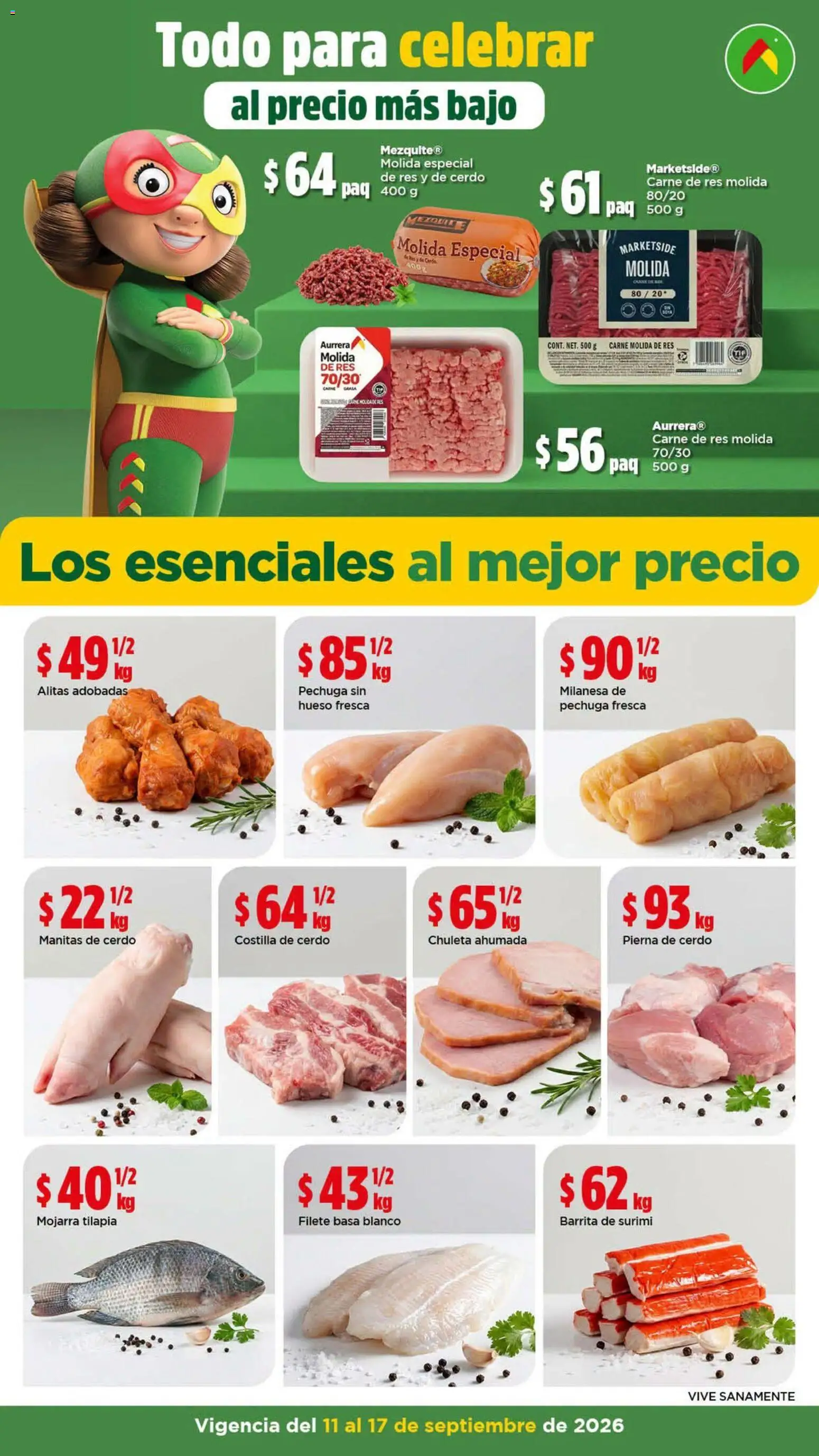 Vista previa las ofertas de la tienda Bodega Aurrerá - Bodega Aurrerá folleto Precios más bajo siempre desde el 11/09/2026 