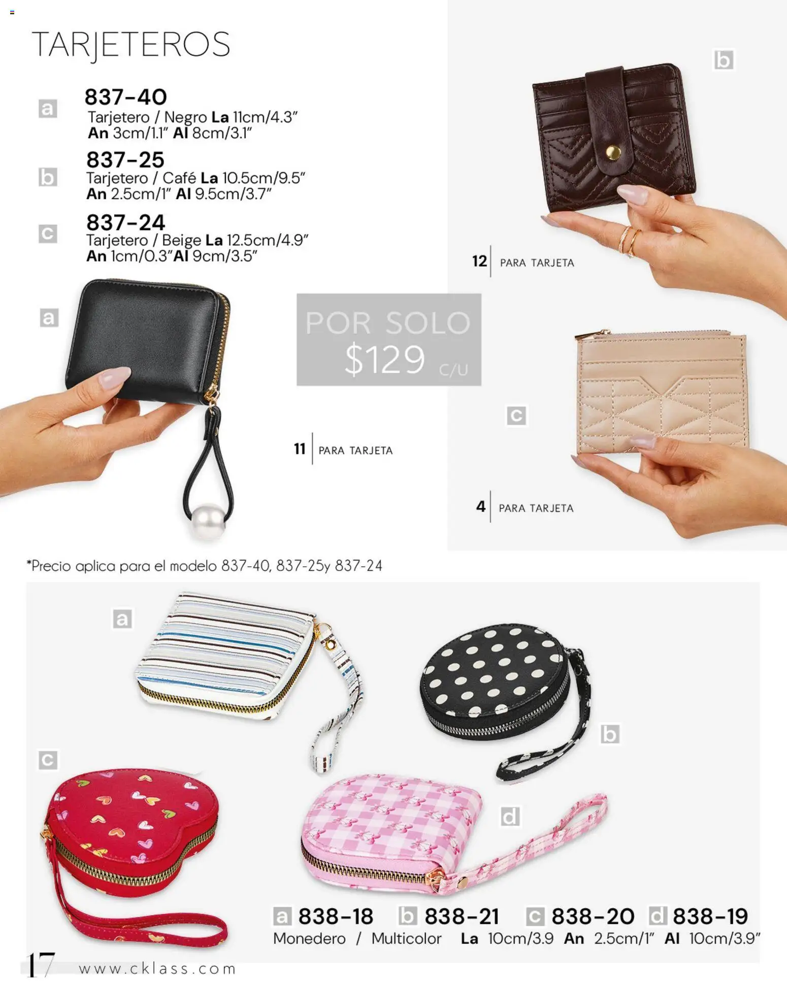 Vista previa las ofertas de la tienda Cklass - Catálogo Dama Calzado desde el 02/01/2026 - Café, Monedero