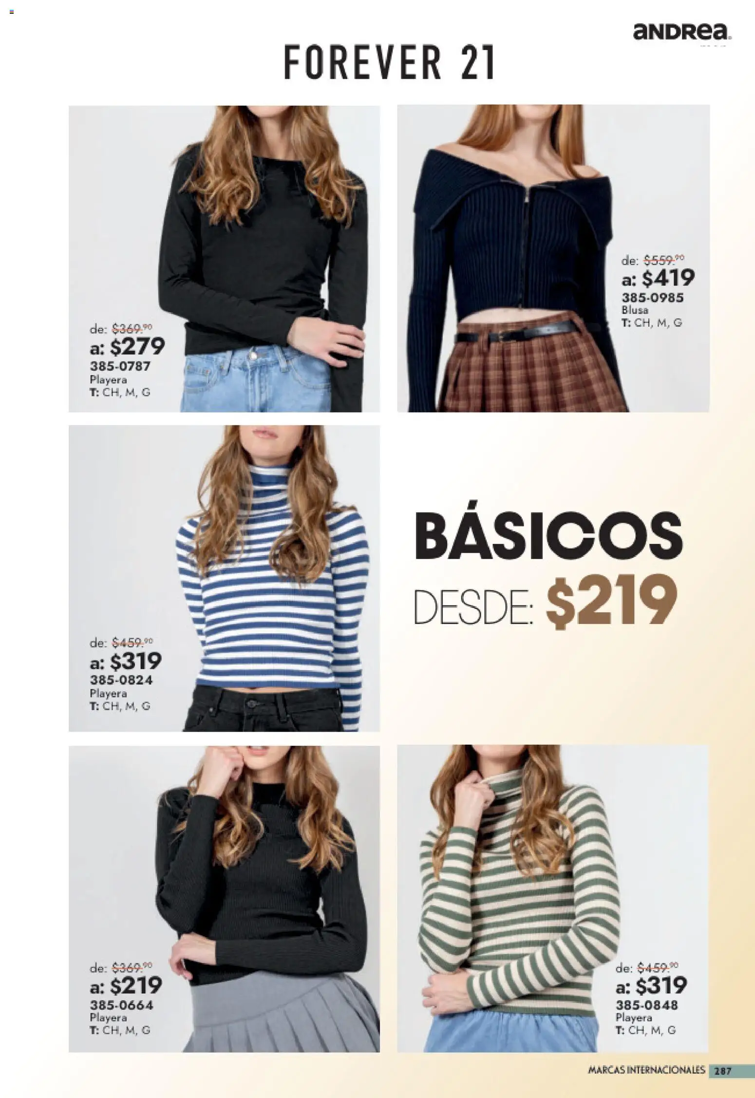 Vista previa las ofertas de la tienda Andrea - Andrea catálogo Outlet desde el 26/07/2026 
