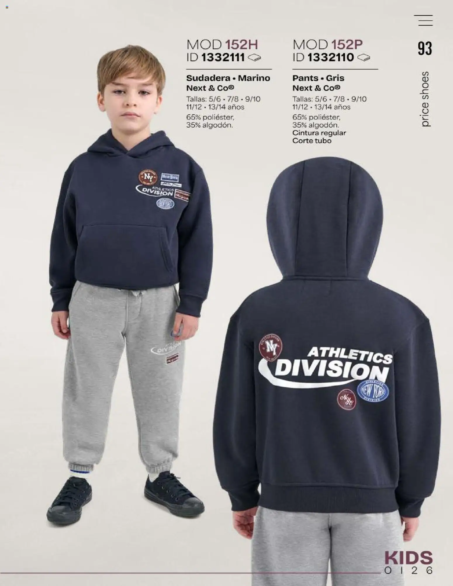 Vista previa las ofertas de la tienda Price Shoes - Price Shoes catálogo Kids desde el 01/10/2026 - Sudadera, Pants