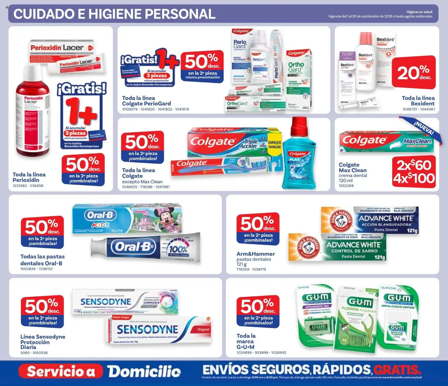 Vista previa las ofertas de la tienda Farmacia Benavides - Farmacia Benavides catálogo desde el 01/09/2026 