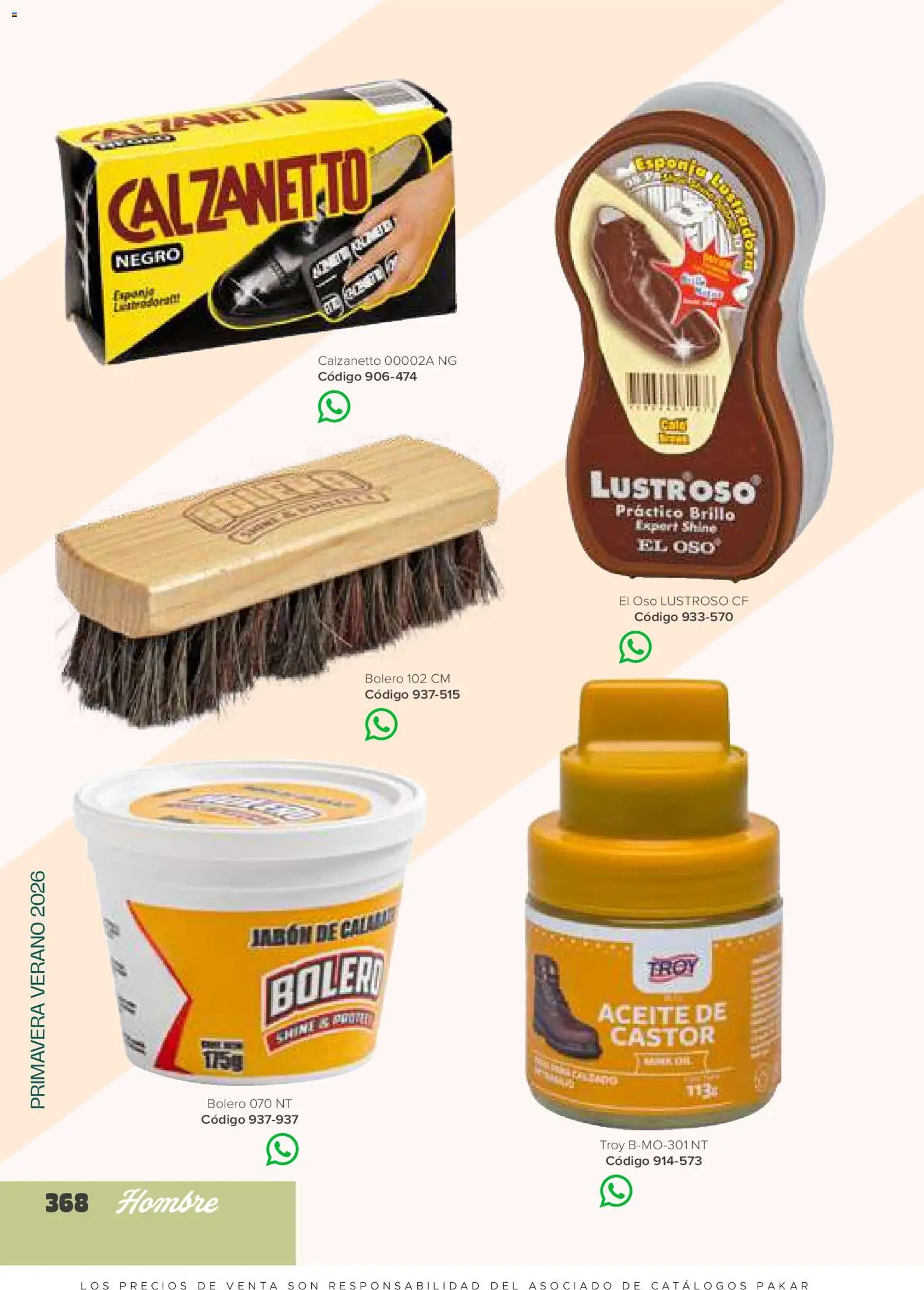 Vista previa las ofertas de la tienda SC Pakar - Catálogo Hombre desde el 30/01/2026 