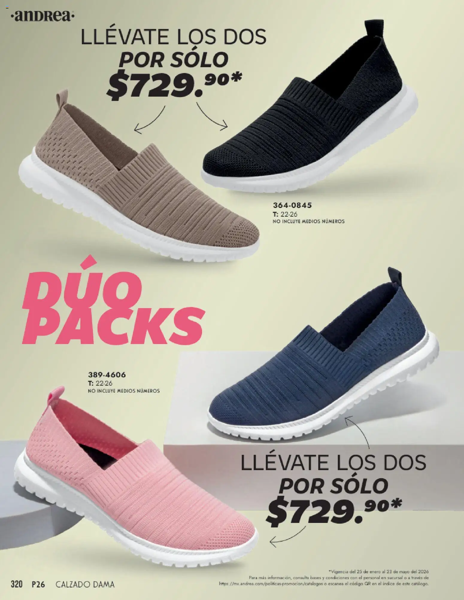 Vista previa las ofertas de la tienda Andrea - Catálogo Calzado Dama desde el 25/01/2026 