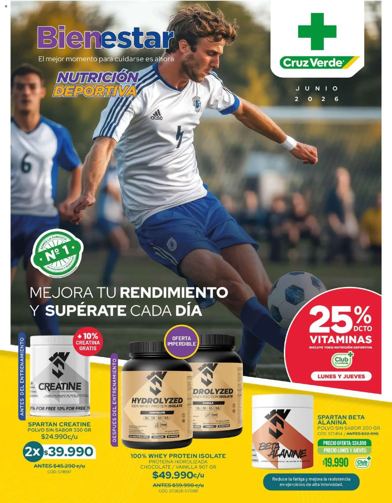 Folleto de la tienda Cruz Verde válido desde el 31.05.2026 