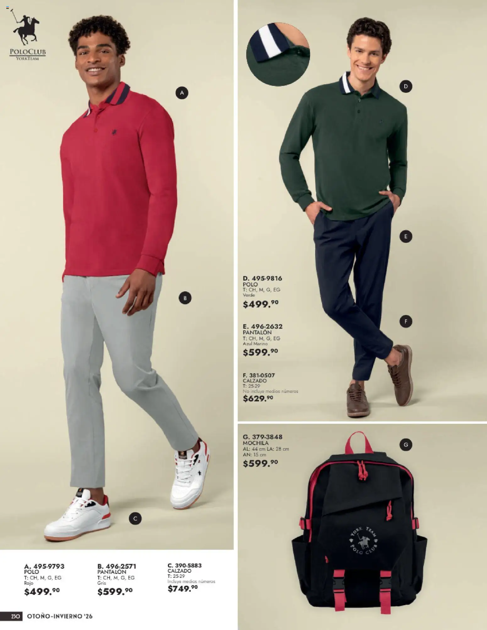 Vista previa las ofertas de la tienda Andrea - Andrea catálogo Vestir Caballero desde el 23/08/2026 