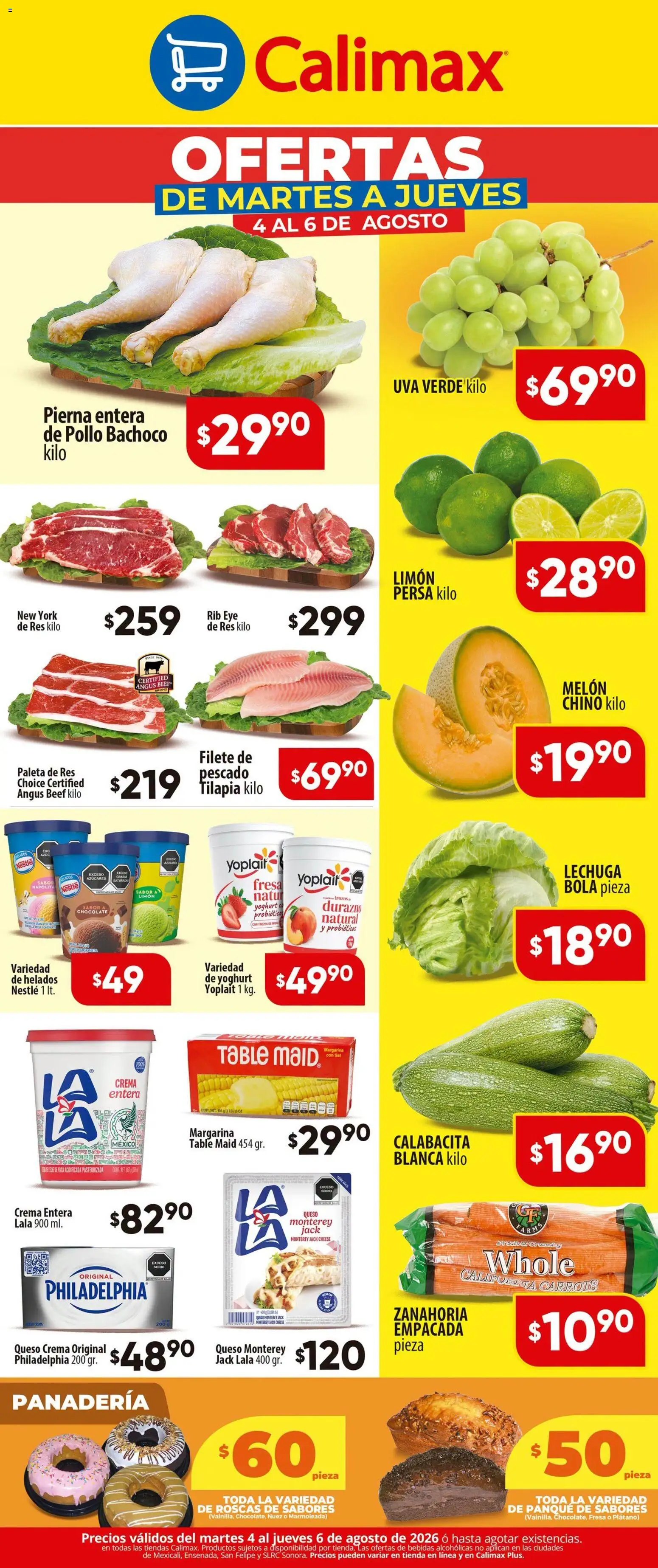 Vista previa las ofertas de la tienda Calimax - Calimax folleto desde el 04/08/2026 