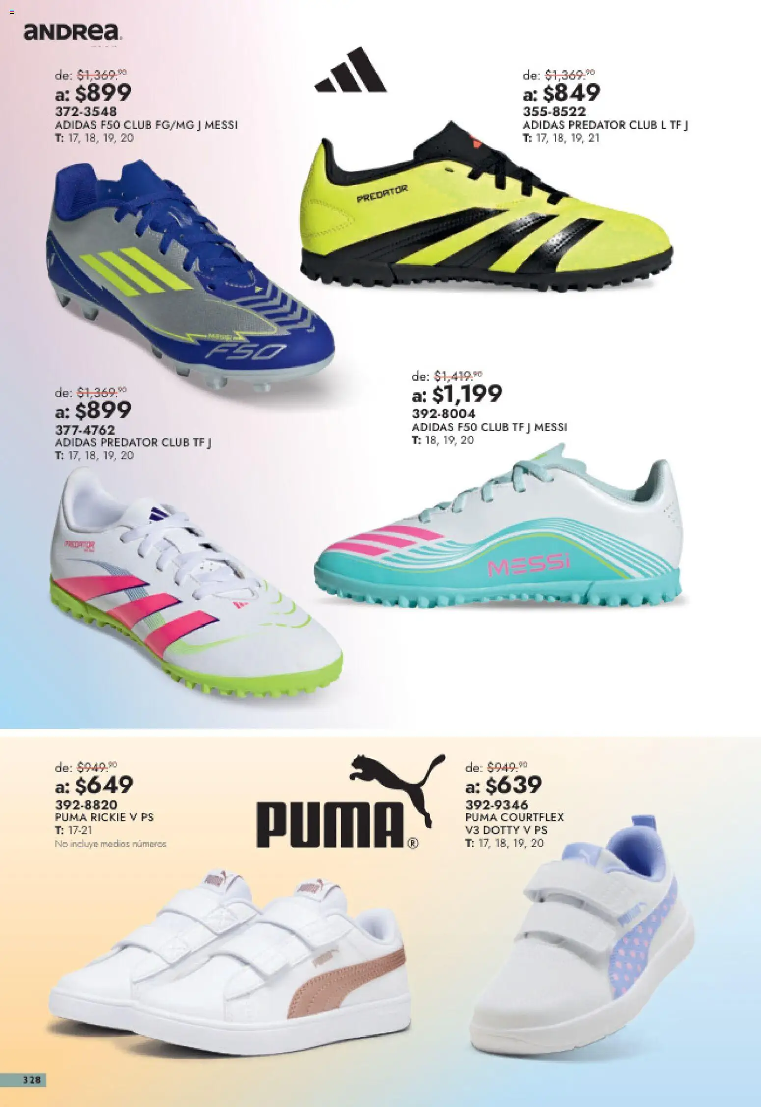 Vista previa las ofertas de la tienda Andrea - Andrea catálogo Outlet desde el 26/07/2026 
