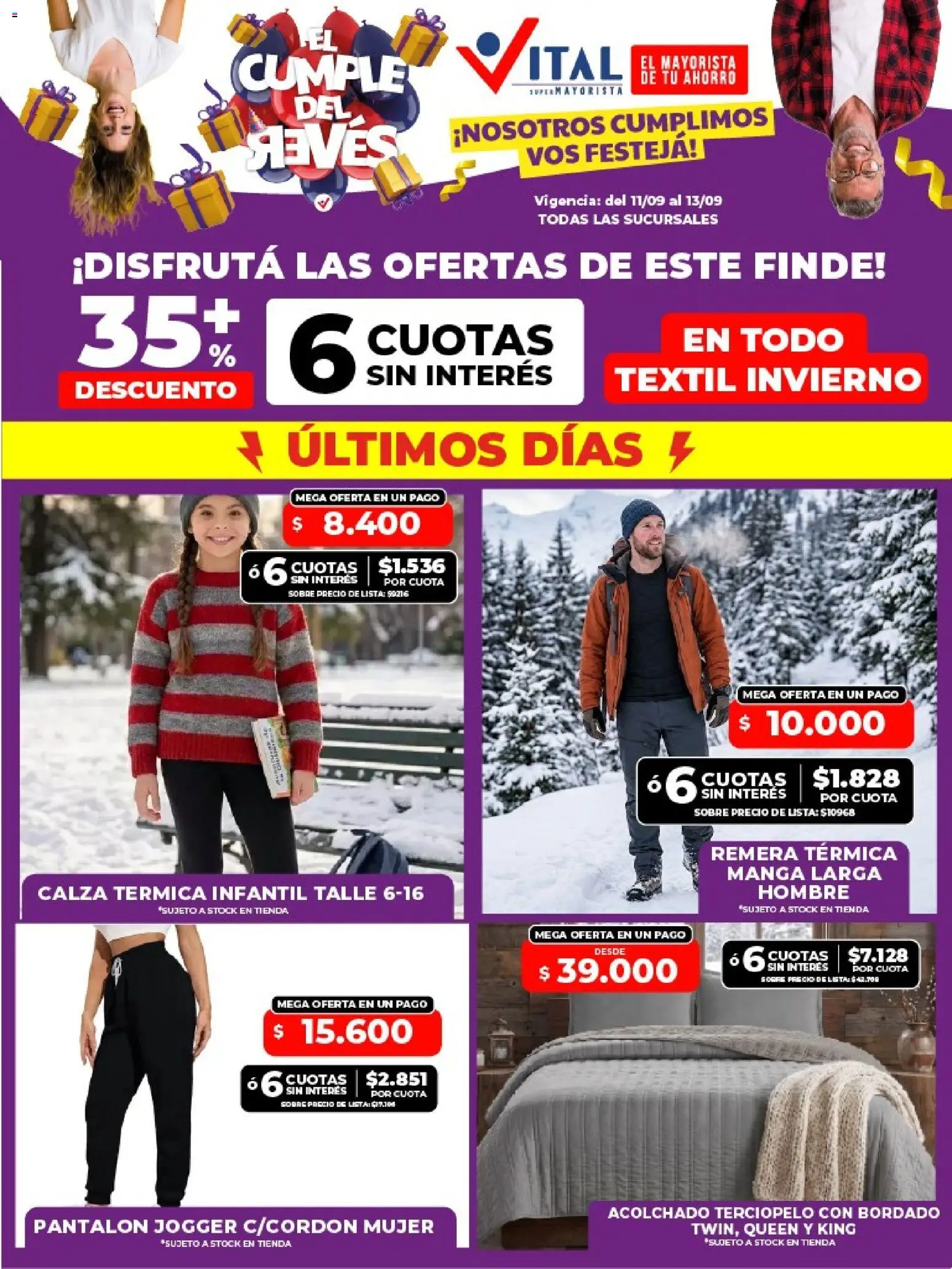 Vista previa del folleto de la tienda Vital válido desde el 11/09/2026 