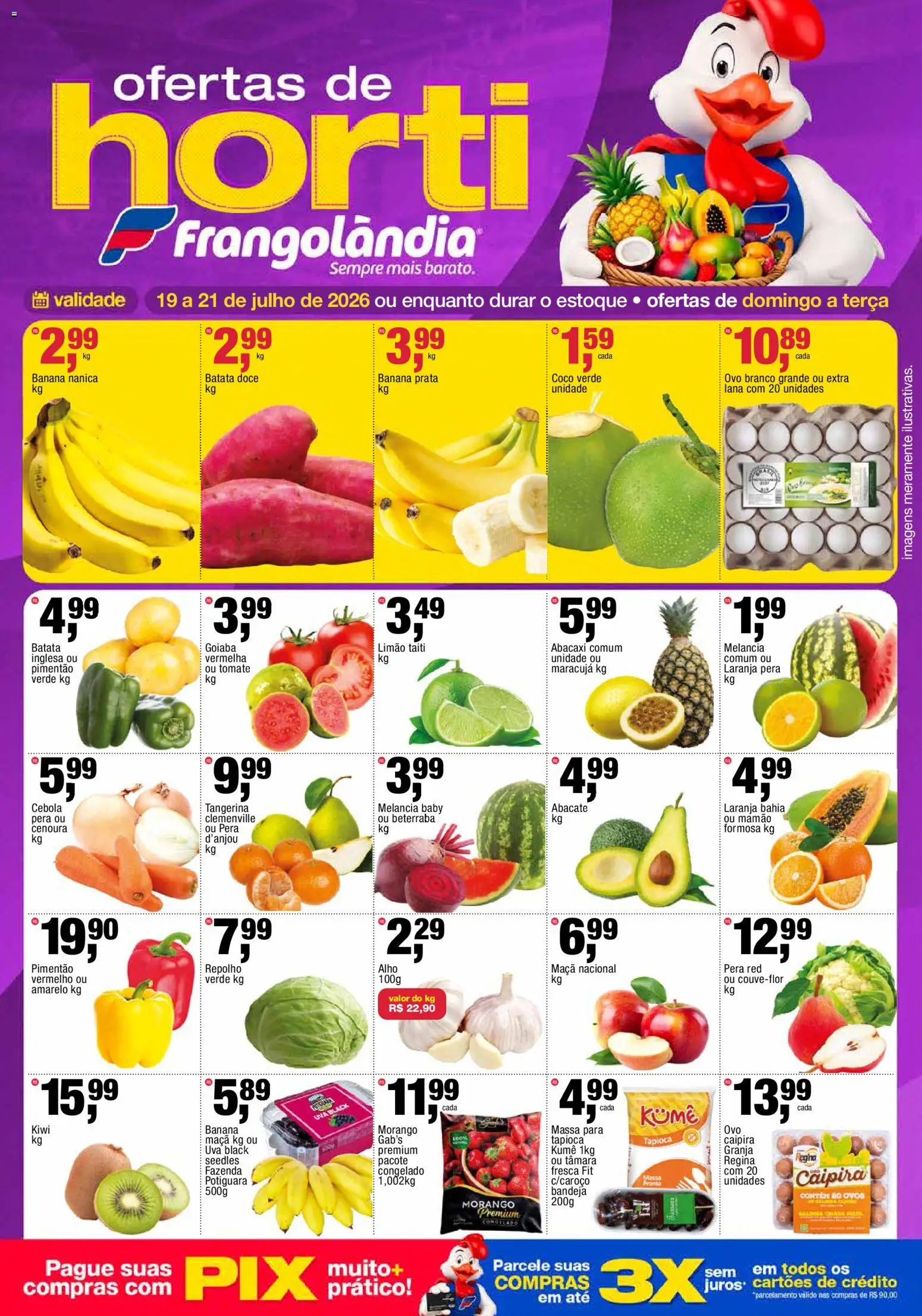 Pré-Visualização do folheto "Frangolândia - Ofertas da semana" da loja Frangolândia válido a partir de 19/07/2026