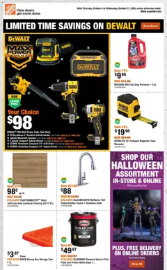 Preview of leaflet Home Depot weekly flyer / circulaire from shop Home Depot is valid from Oct 08, 2026
