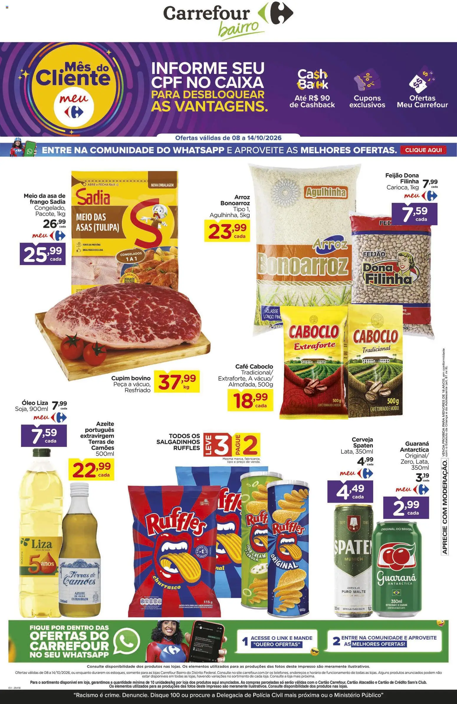 Pré-Visualização do folheto "Carrefour Bairro - Ofertas da semana" da loja Carrefour Bairro válido a partir de 08/10/2026