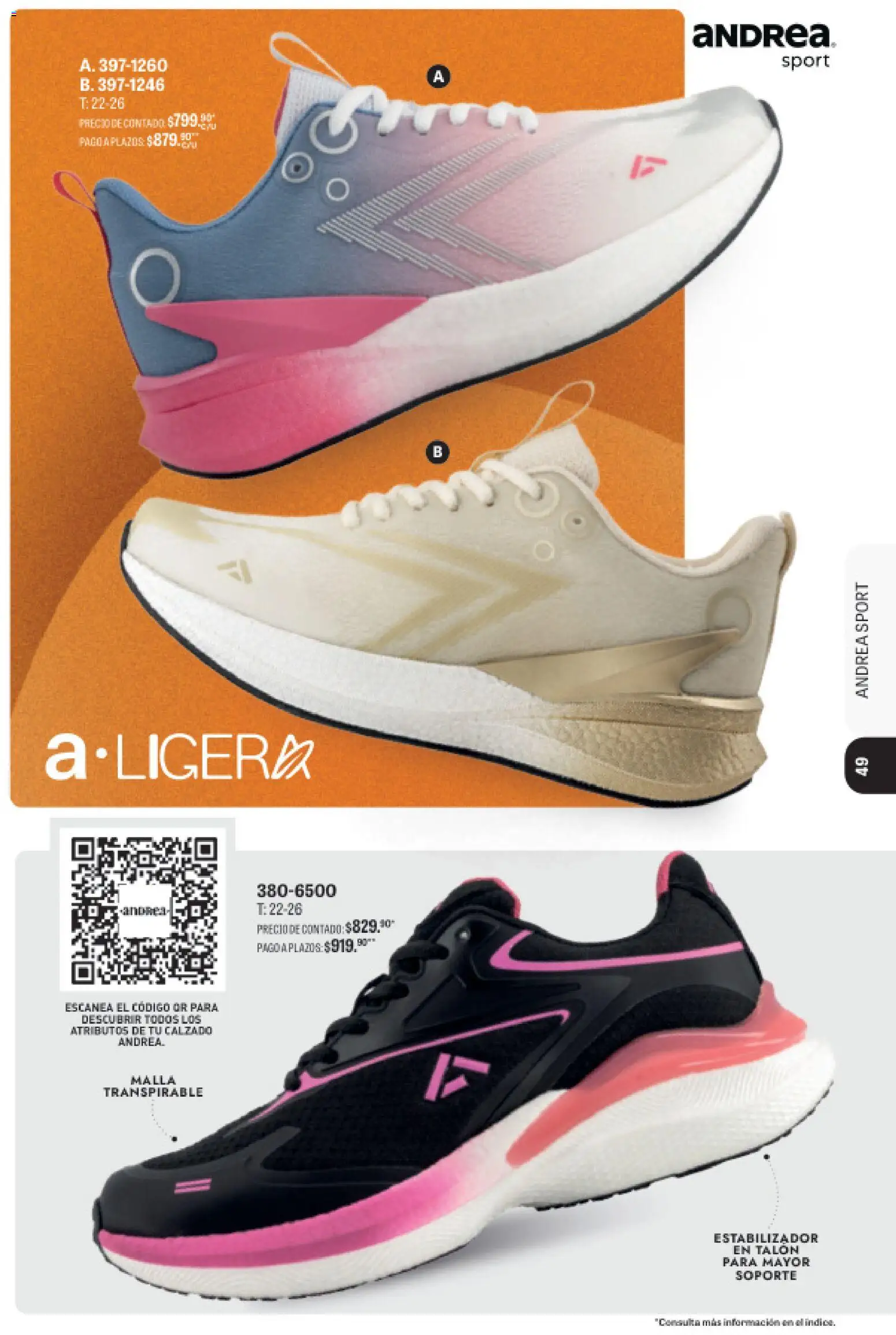 Vista previa las ofertas de la tienda Andrea - Andrea catálogo Deportivo Completo desde el 09/08/2026 