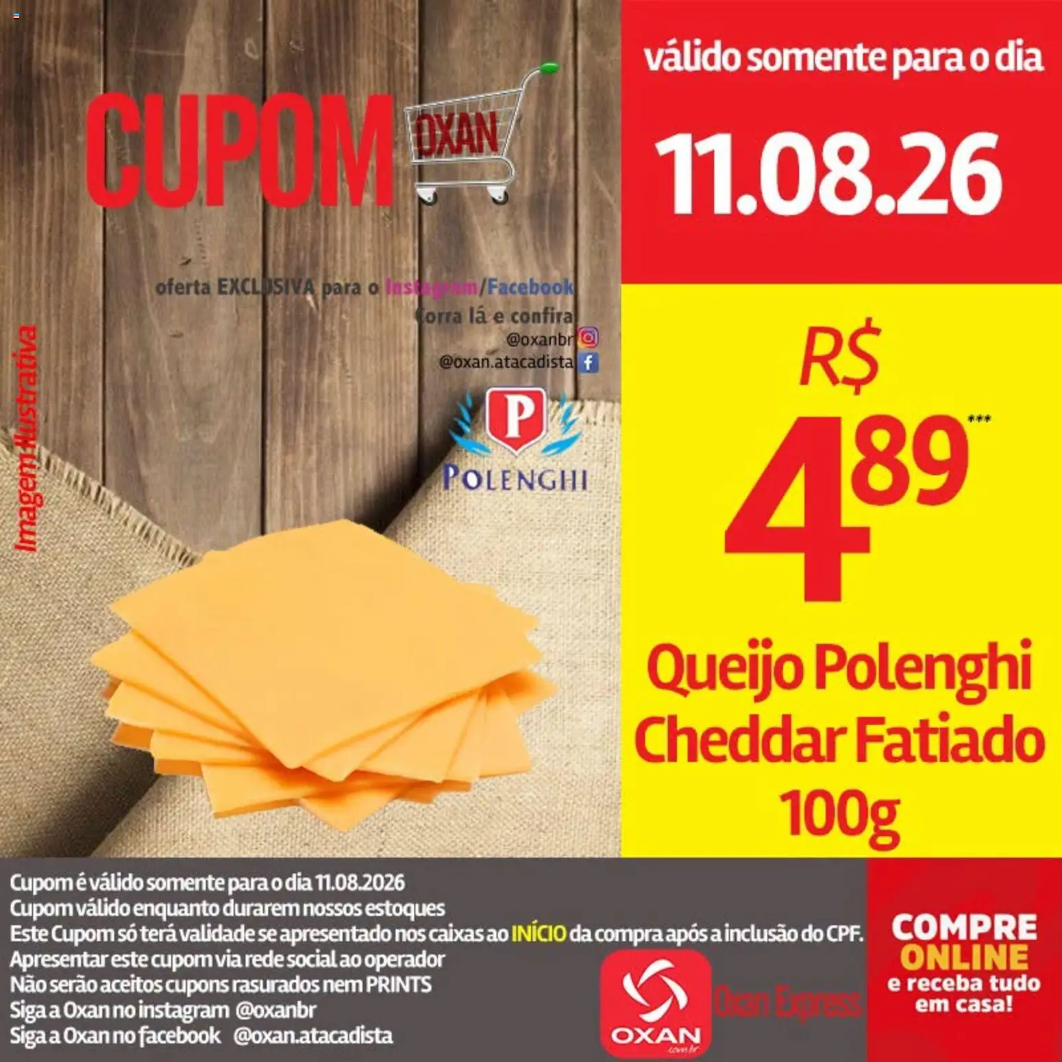 Pré-Visualização do folheto "Oxan Atacadista - Ofertas da semana" da loja Oxan Atacadista válido a partir de 11/08/2026
