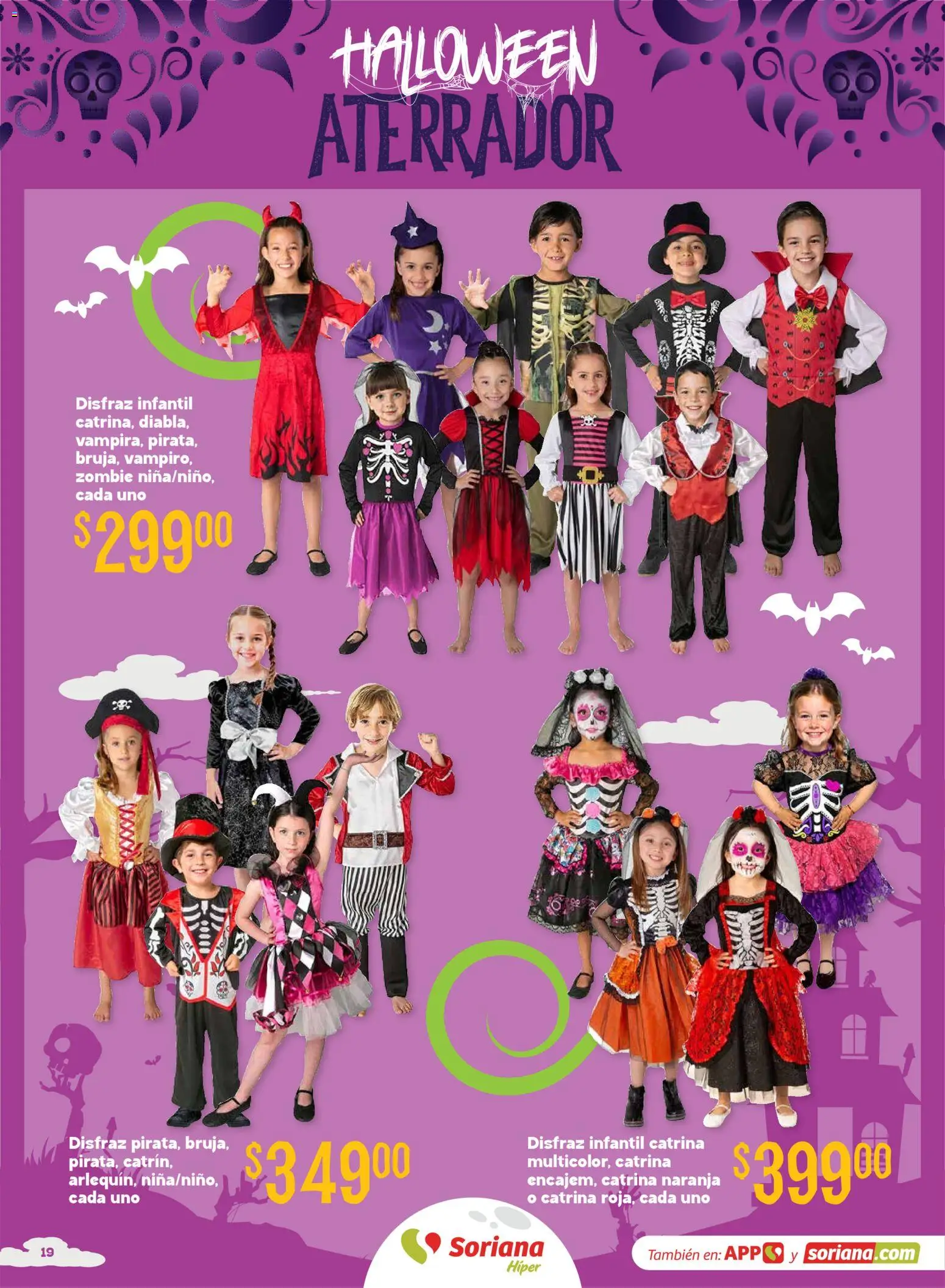Vista previa las ofertas de la tienda Soriana - Soriana Halloween y Día de muertos Híper Nacional desde el 08/09/2026 