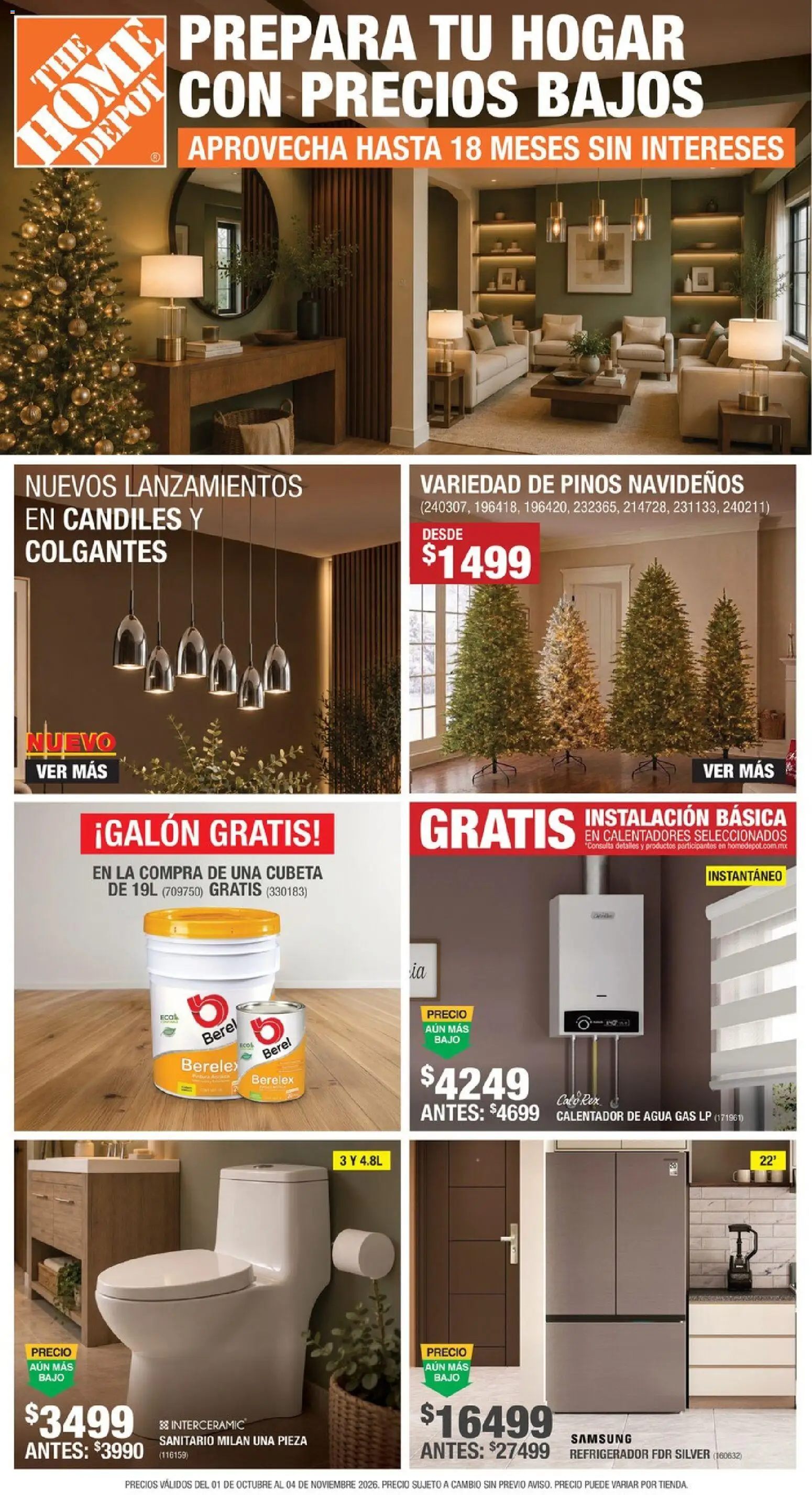 Vista previa las ofertas de la tienda Home Depot - Home Depot catálogo desde el 01/10/2026 