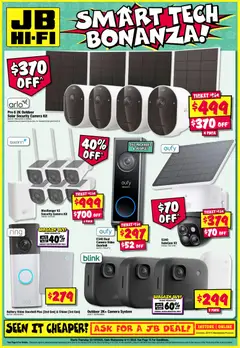 Preview of catalogue JB Hi-Fi catalogue Smart Tech Bonanza from shop JB Hi-Fi valid 22/10/2026