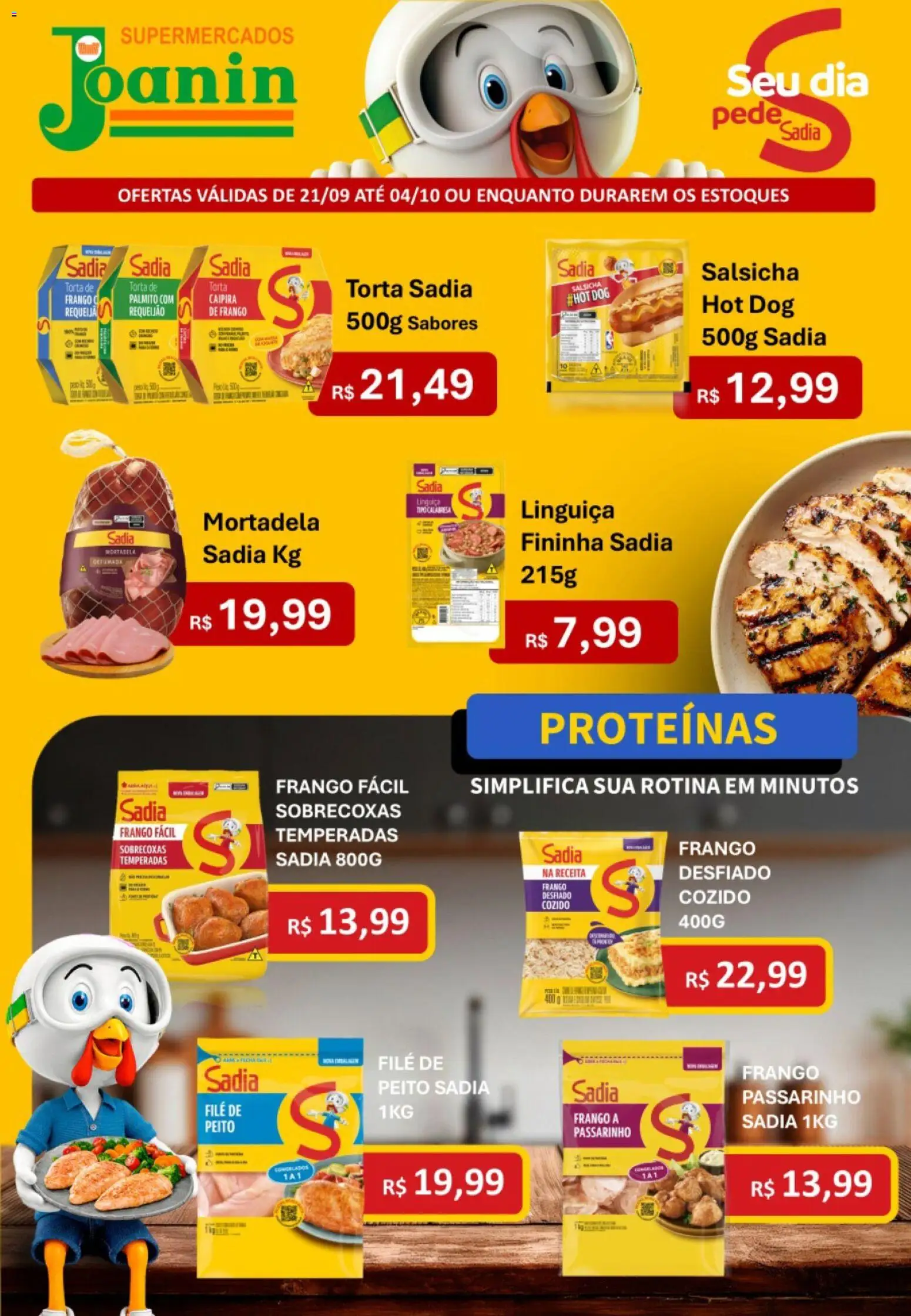 Pré-Visualização do folheto "Supermercados Joanin ofertas BRF" da loja Supermercados Joanin válido a partir de 21/09/2026
