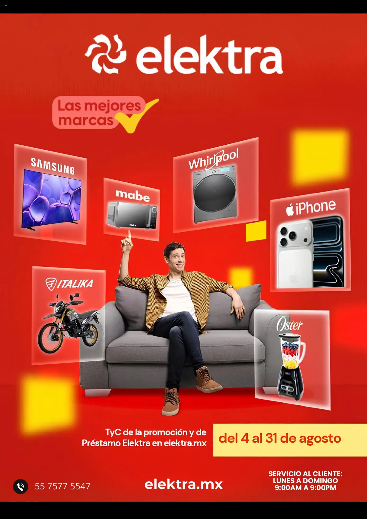 Vista previa las ofertas de la tienda Elektra - Elektra catálogo desde el 04/08/2026 
