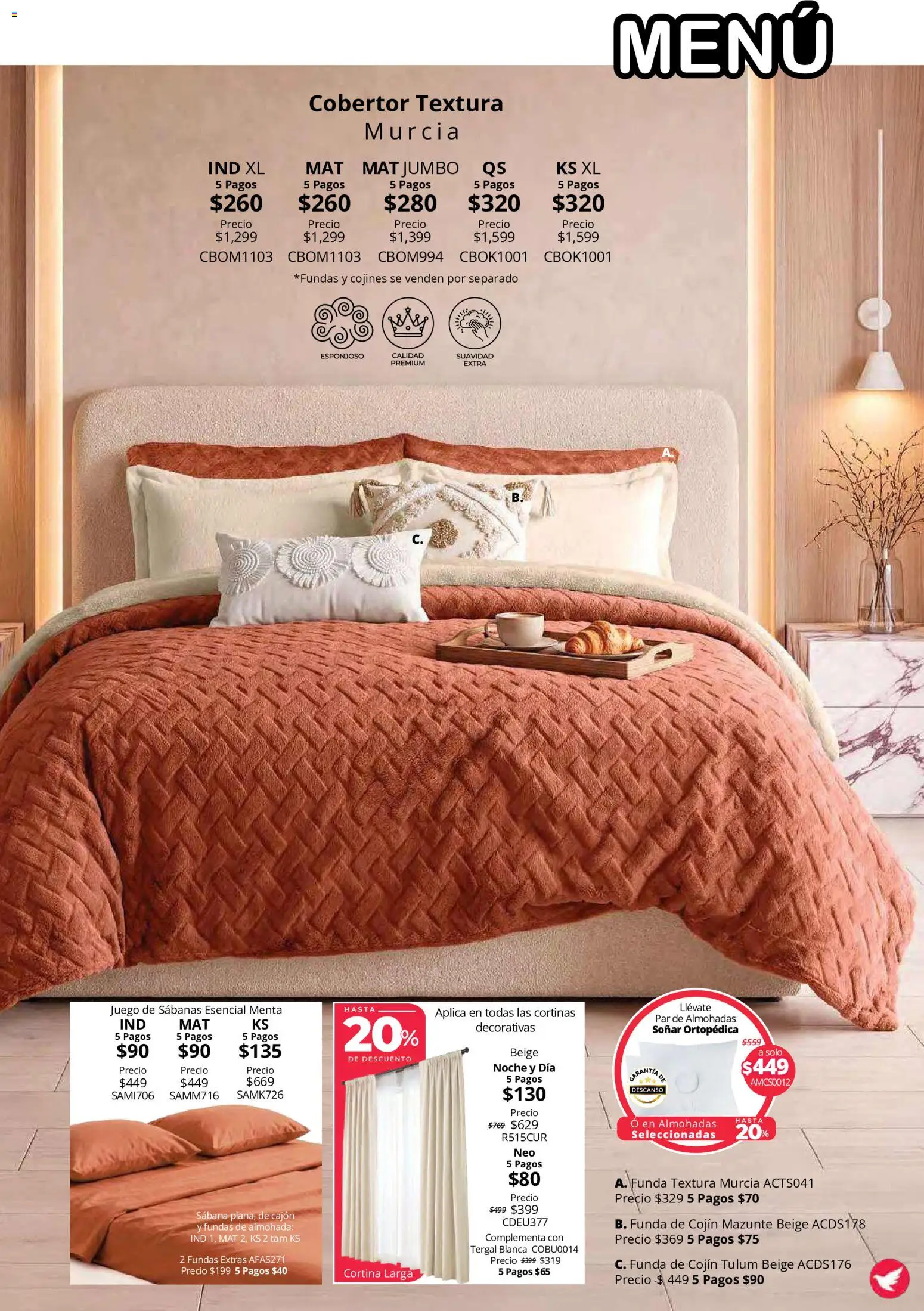 Vista previa las ofertas de la tienda Colchas Concord - Colchas Concord catálogo Colección Cobertor Calor de Hogar desde el 15/10/2026 