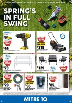 Preview of catalogue Mitre 10 catalogue from shop Mitre 10 valid 07/10/2026