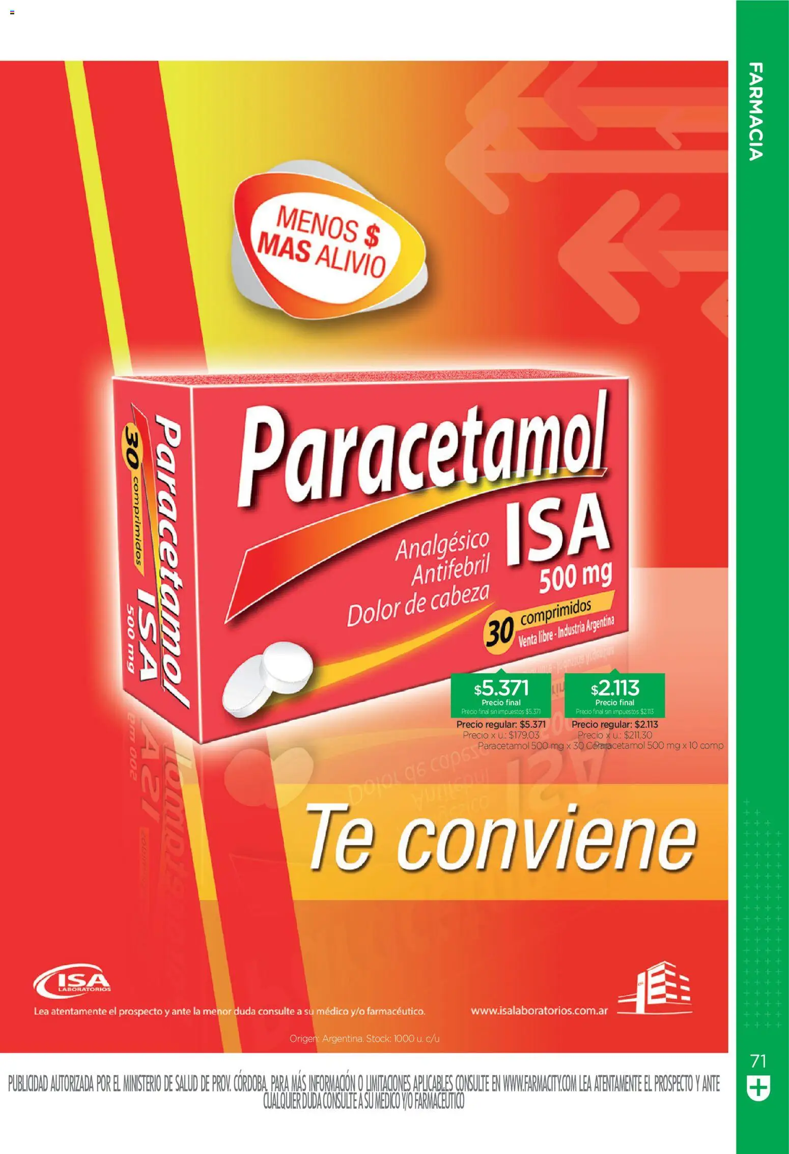 Vista previa del folleto de la tienda Farmacity válido desde el 01/09/2026 
