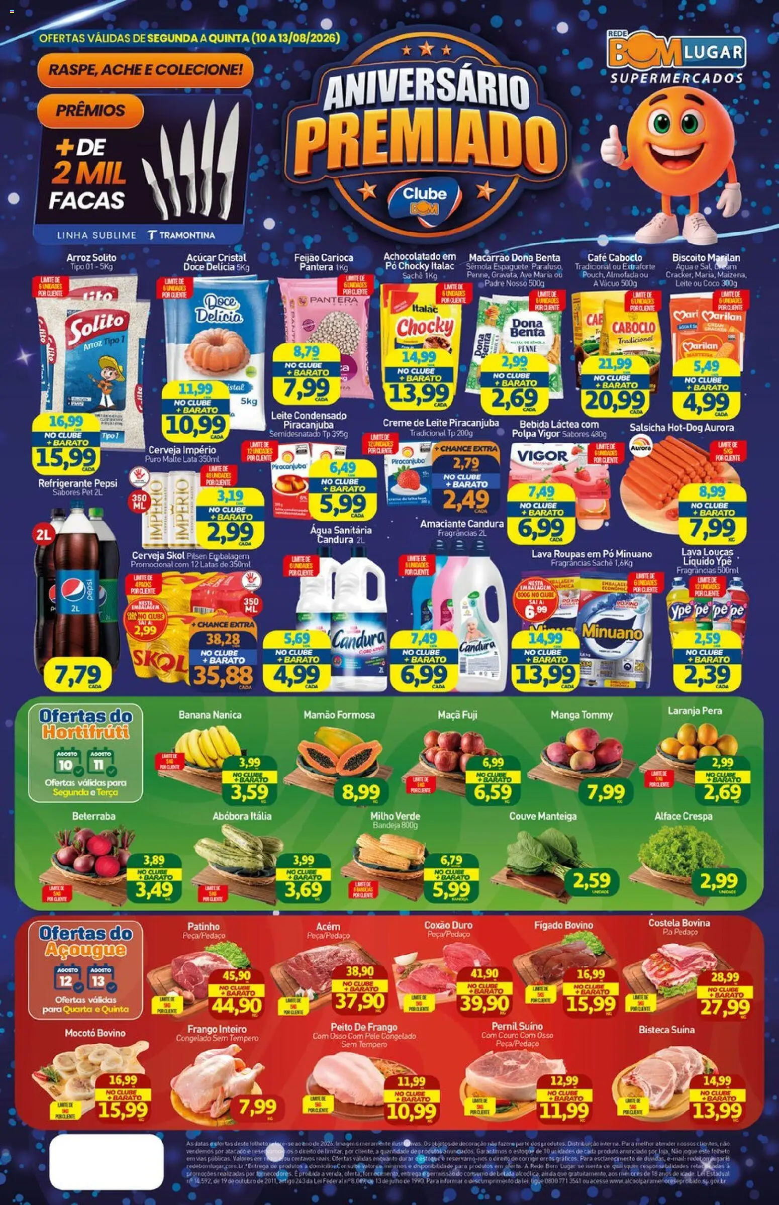 Pré-Visualização do folheto "Rede Bom Lugar - Ofertas da semana" da loja Rede Bom Lugar válido a partir de 10/08/2026