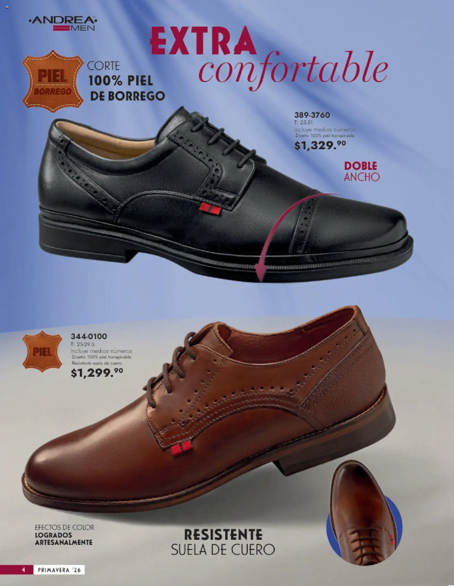 Vista previa las ofertas de la tienda Andrea - Catálogo Calzado Caballero desde el 25/01/2026 