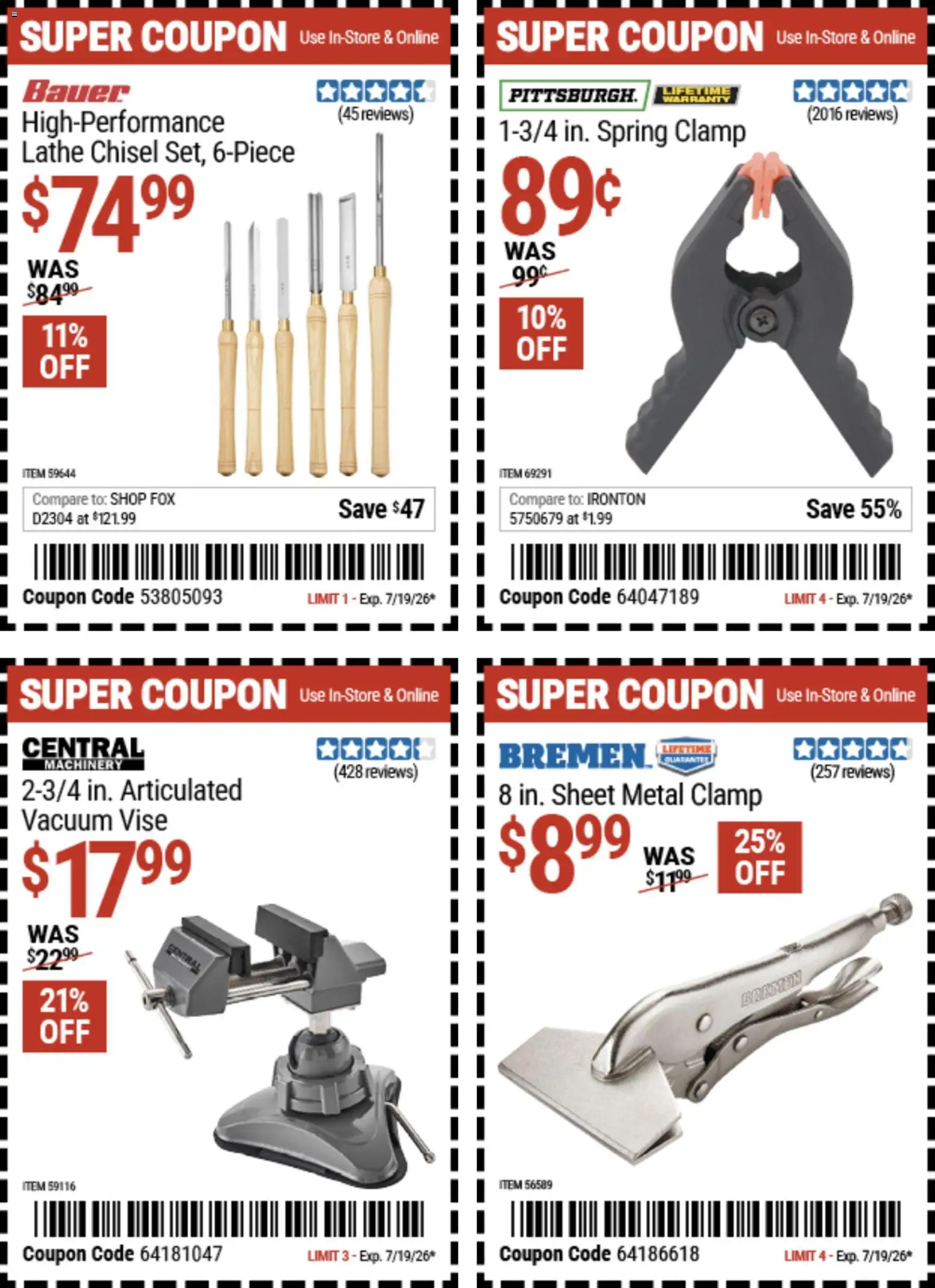 Ad Preview of Harbor Freight Harbor Freight Weekly Ad from 07/06/2026