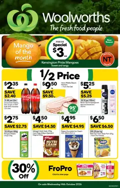 Preview of catalogue Woolworths catalogue NT from shop Woolworths valid 14/10/2026