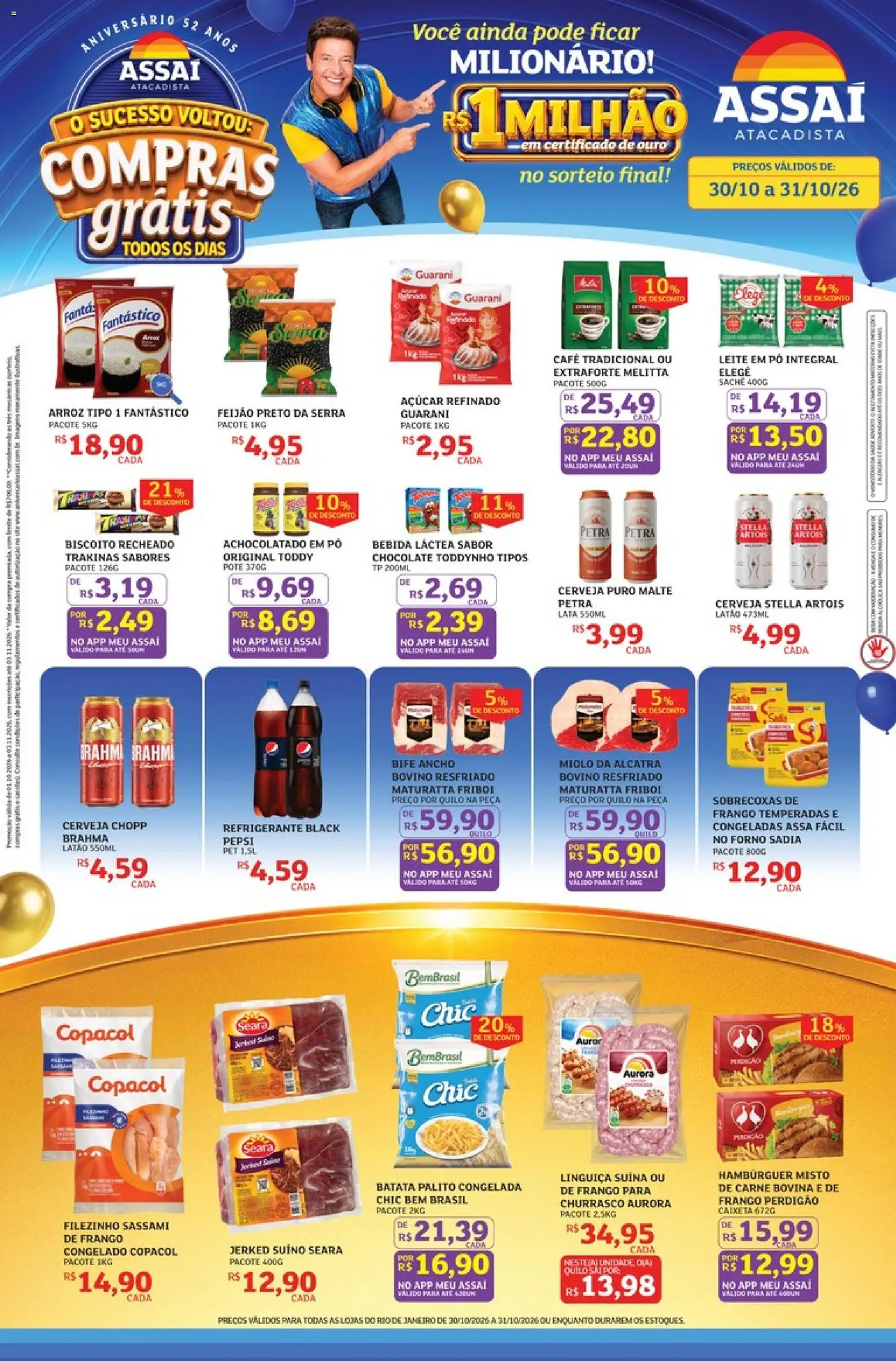 Pré-Visualização do folheto "Assaí Atacadista ofertas - RJ" da loja Assaí Atacadista válido a partir de 30/10/2026