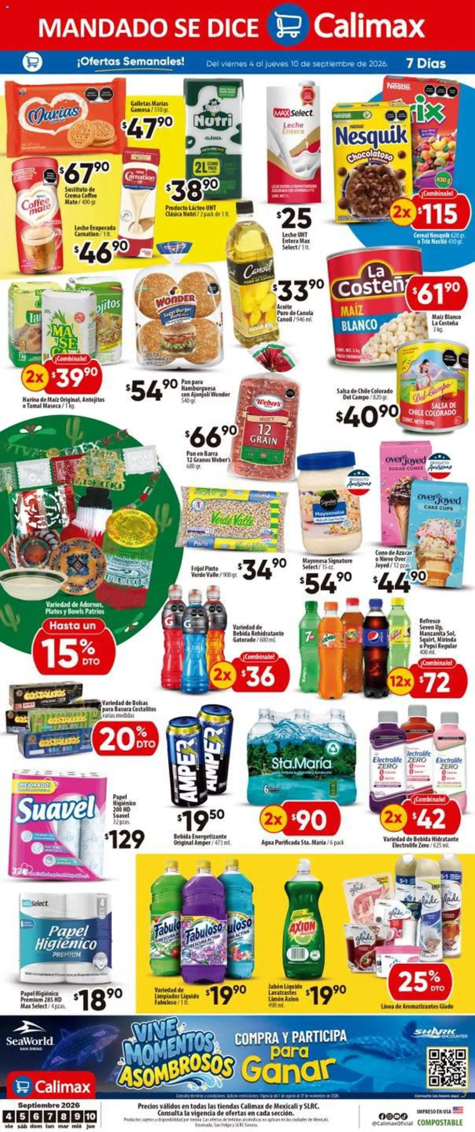 Vista previa las ofertas de la tienda Calimax - Calimax folleto desde el 04/09/2026 