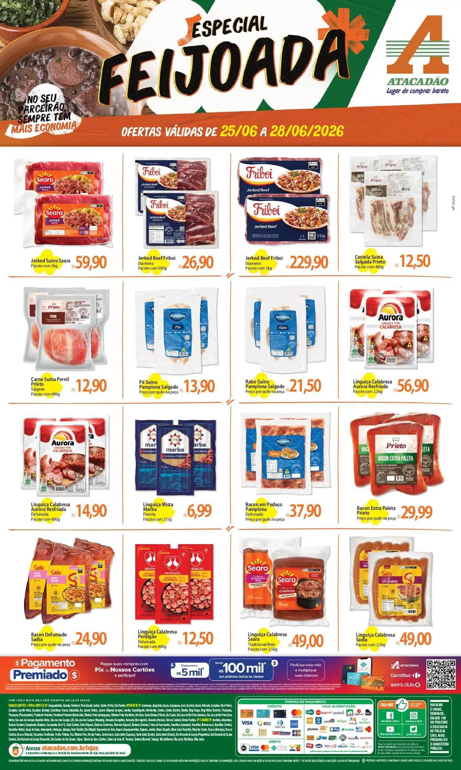 Pré-Visualização do folheto "Atacadão ofertas - SP" da loja Atacadão válido a partir de 25/06/2026