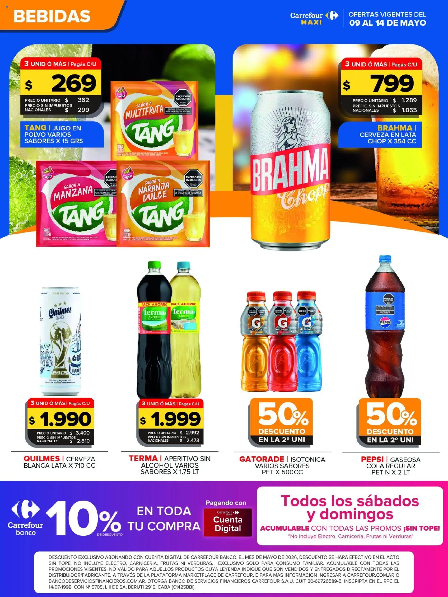 Vista previa del folleto de la tienda Carrefour Maxi válido desde el 09/05/2026 