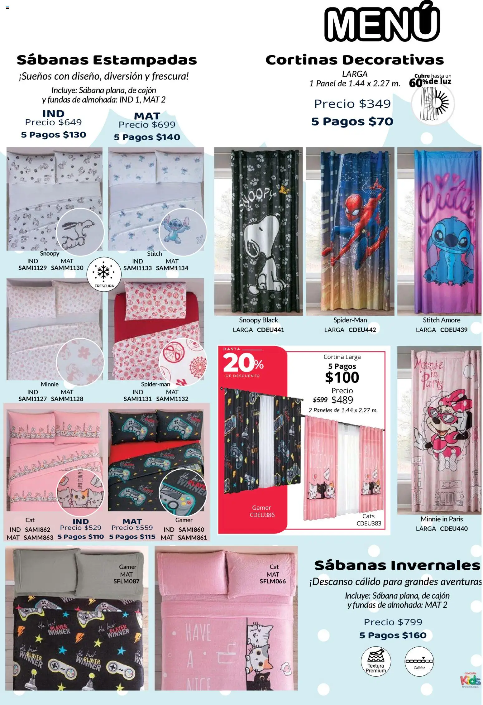 Vista previa las ofertas de la tienda Colchas Concord - Colchas Concord catálogo Colección Infantil Para los más peques desde el 15/10/2026 