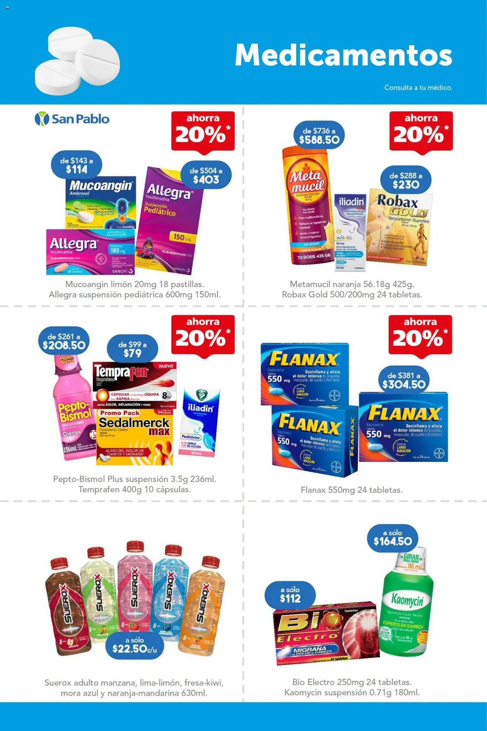 Vista previa las ofertas de la tienda Farmacia San Pablo - Farmacia San Pablo catálogo desde el 09/08/2026 