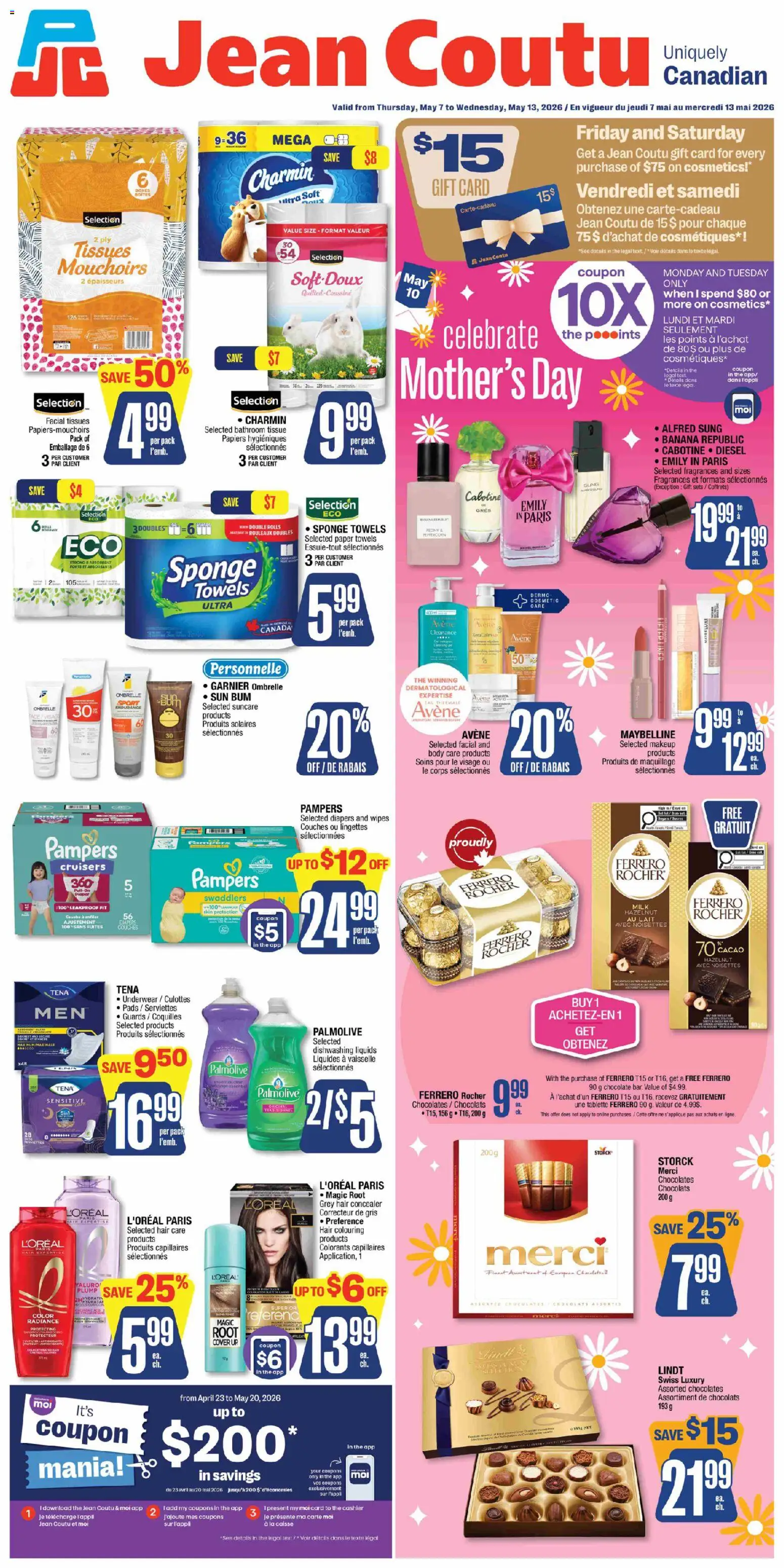 Preview of leaflet Jean Coutu weekly flyer from shop Jean Coutu is valid from May 07, 2026