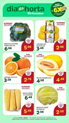 Pré-Visualização do folheto "Supermercado Guanabara - Ofertas da semana" da loja Supermercado Guanabara válido a partir de 07/07/2026