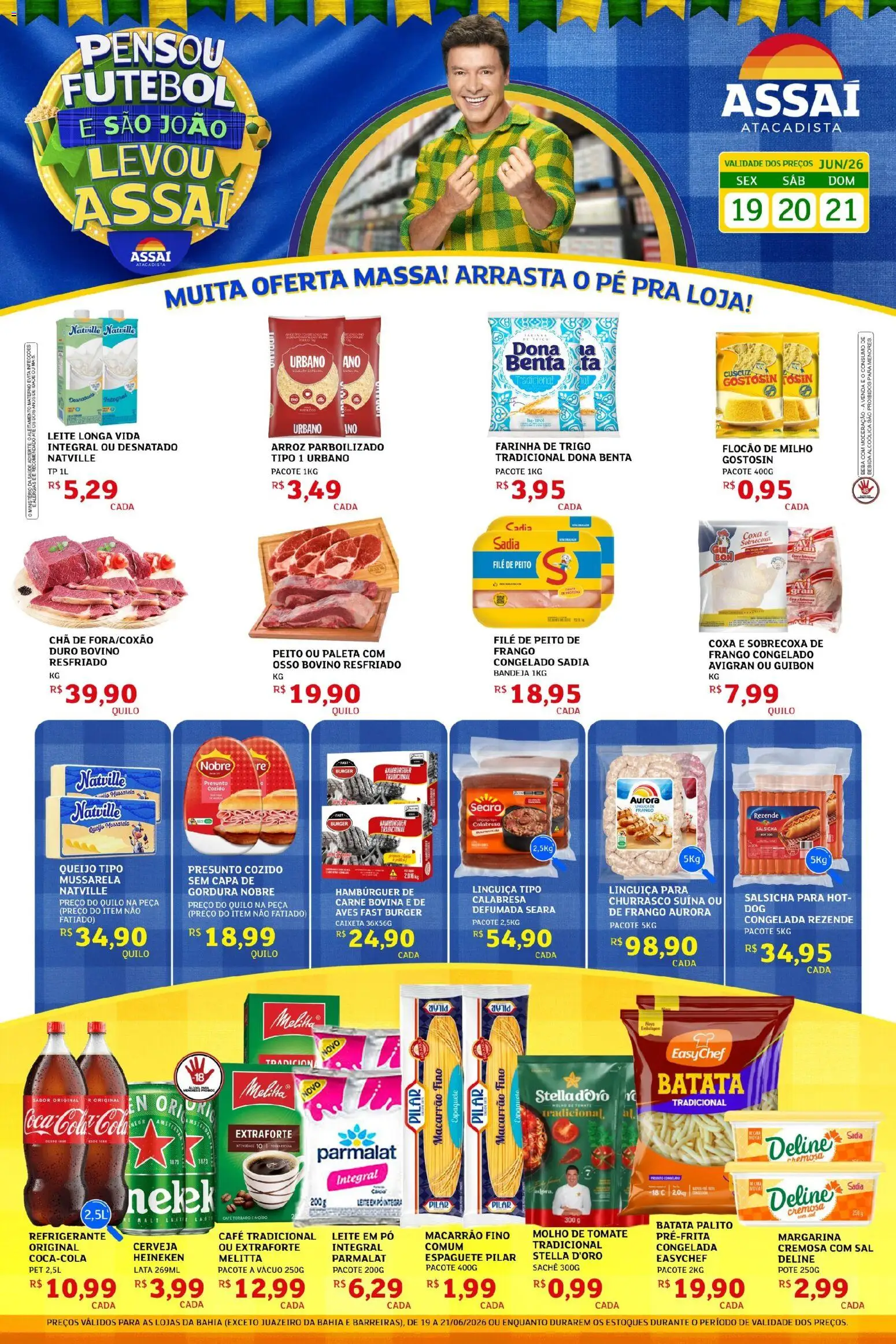 Pré-Visualização do folheto "Assaí Atacadista ofertas - BA" da loja Assaí Atacadista válido a partir de 19/06/2026