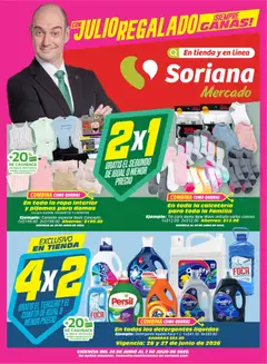 Vista previa las ofertas de la tienda Soriana - Soriana Julio Regalado Mercado Nacional desde el 26/06/2026 