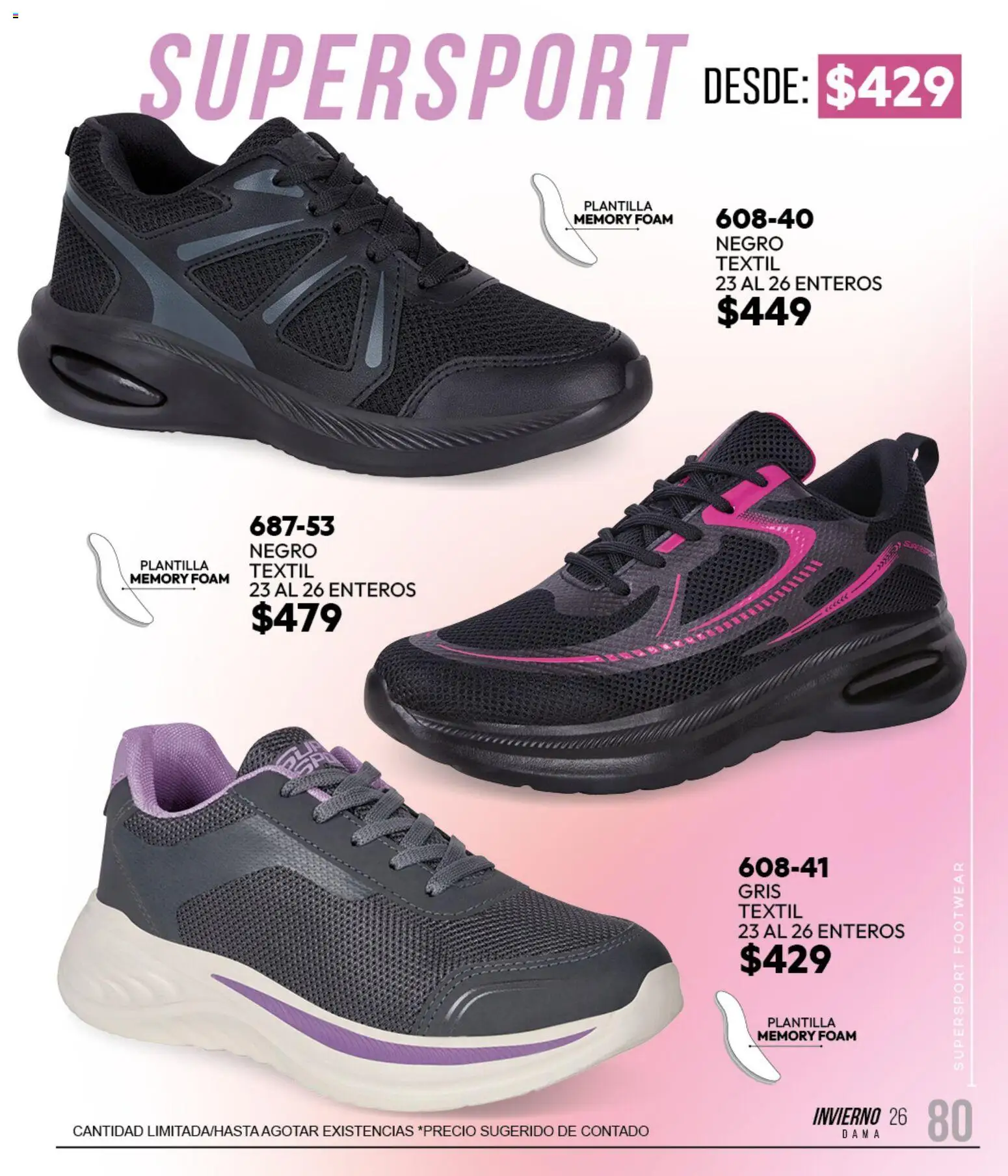 Vista previa las ofertas de la tienda Cklass - Cklass catálogo Sportbrands Dama Invierno desde el 11/09/2026 