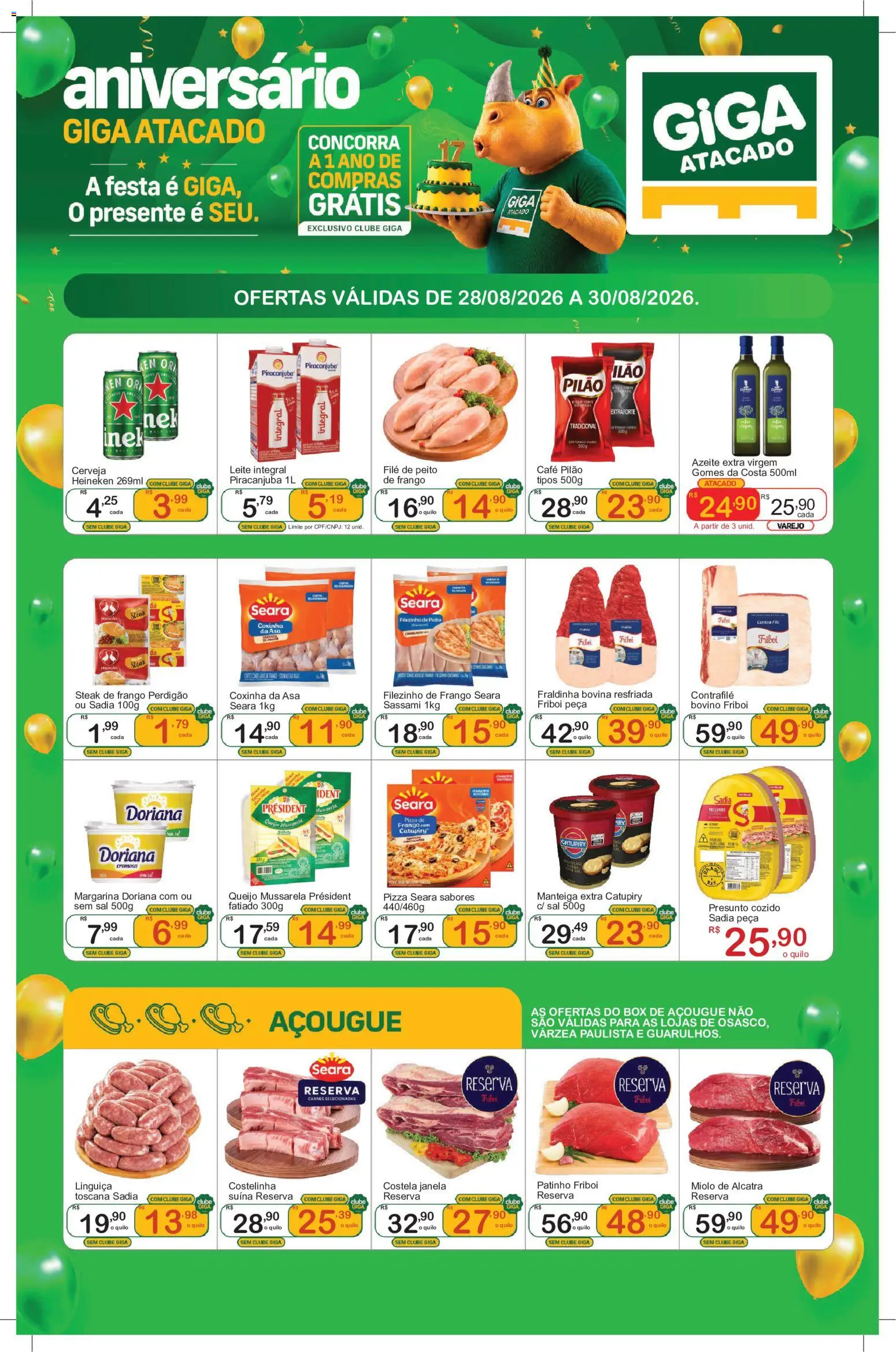 Pré-Visualização do folheto "GIGA Atacado ofertas FDS" da loja GIGA Atacado válido a partir de 28/08/2026