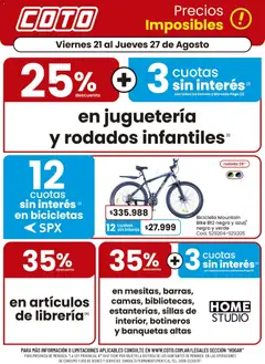 Vista previa del folleto de la tienda Coto válido desde el 21/08/2026 