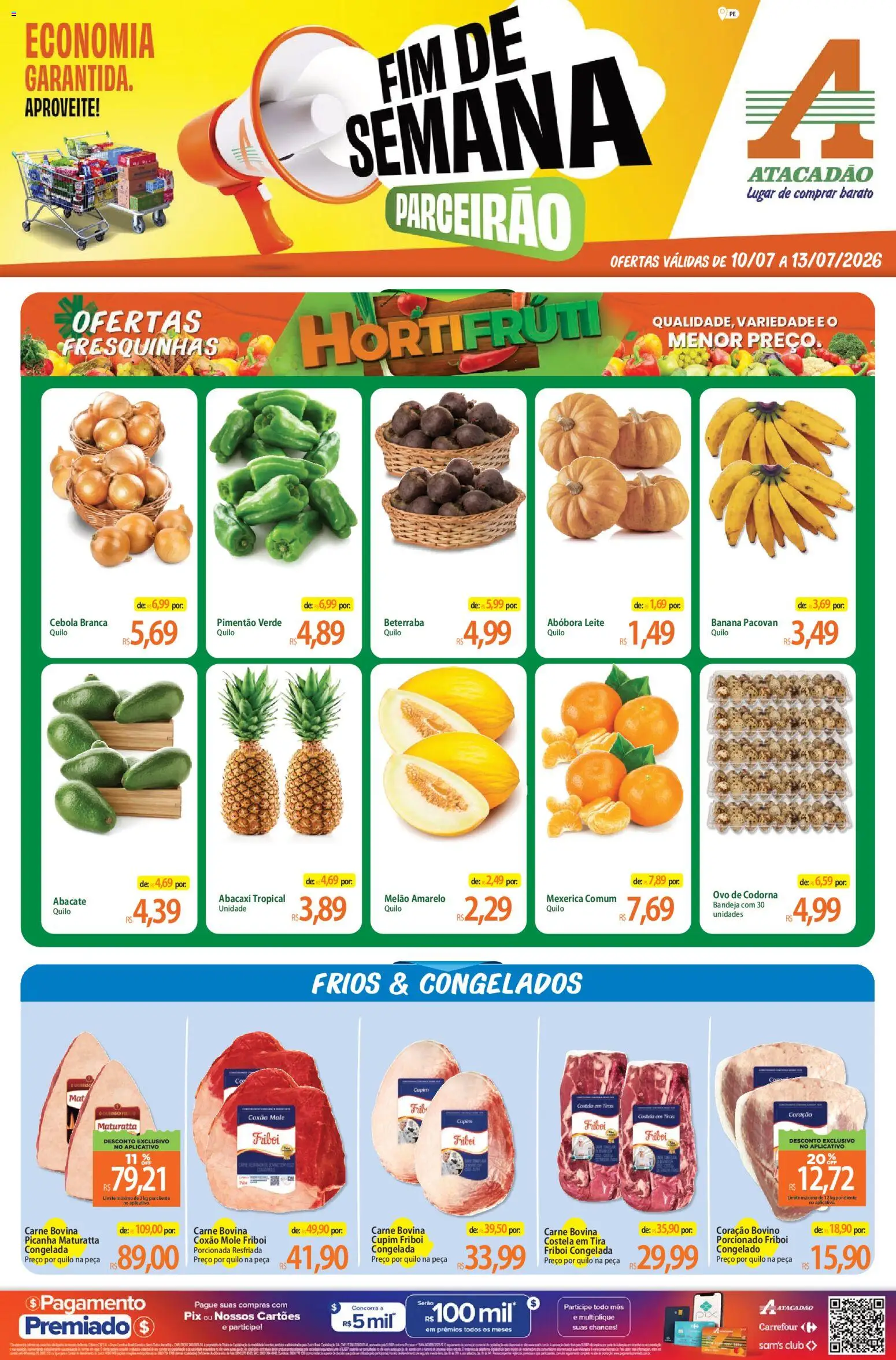 Pré-Visualização do folheto "Atacadão ofertas - PE" da loja Atacadão válido a partir de 10/07/2026