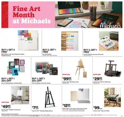 Preview of leaflet Michaels weekly flyer / circulaire from shop Michaels is valid from Aug 23, 2026