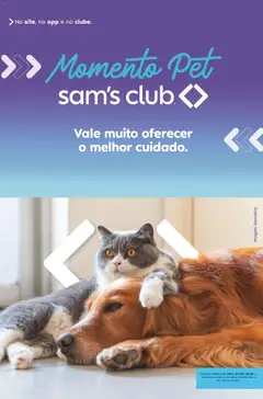 Pré-Visualização do folheto "Sam's Club ofertas Pet" da loja Sam's Club válido a partir de 08/09/2026